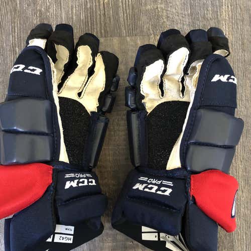 Blue/Red New CCM Pro Model 14" Gloves