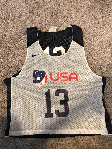 White And Blue USA issued Unisex Small / Medium Nike Jersey