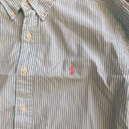 Polo by Ralph Lauren Dress Shirt (Large)