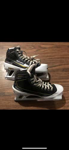 Used Bauer Supreme NXG EE (Extra Wide) Pro Stock Size 10 Goalie Skates