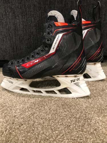 Senior Used CCM JetSpeed 280 Hockey Skates D&R (Regular) Pro Stock Size 9
