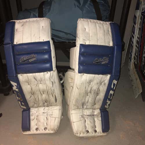 Blue Used 32" CCM Retro Flex  Goalie Leg Pads