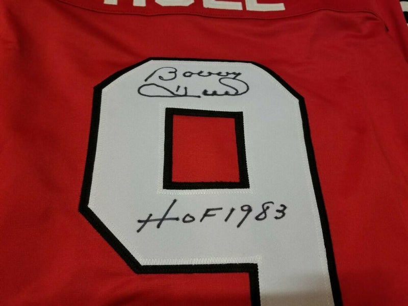 Autographed Bobby Hull Jersey - Red Fanatics