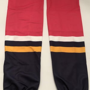 SP CUSTOM PRO HOCKEY SOCKS SPRINGIELD THUNDERBIRDS PINK IN THE RINK EDGE (6251)