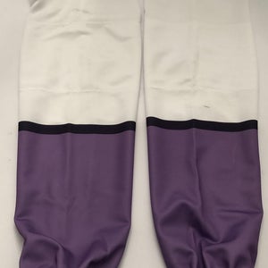 SP CUSTOM PRO HOCKEY SOCKS SPRINGIELD THUNDERBIRDS HOCKEY FIGHTS CANCER 2018 EDGE (6250)