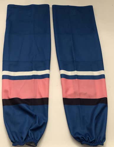 SP CUSTOM PRO HOCKEY SOCKS SPRINGIELD THUNDERBIRDS PINK IN THE RINK 2019 EDGE (6249)