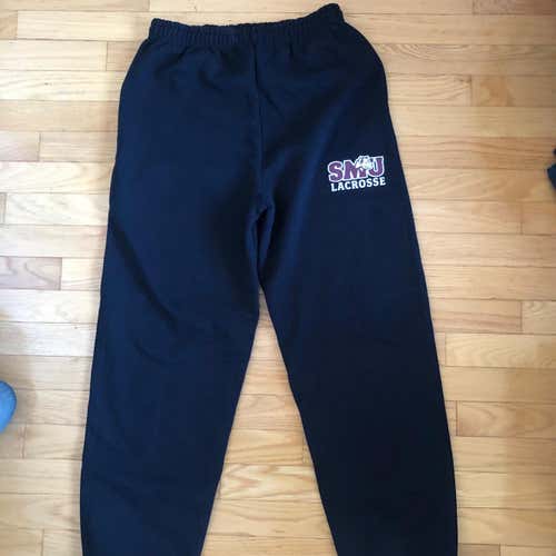 SMU Lacrosse Black Men's Large  Sweatpants