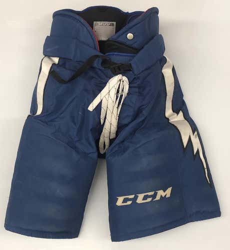 CCM HPUCLP Pro Stock Hockey Pants LARGE Tampa Bay Lightning Used (6349)