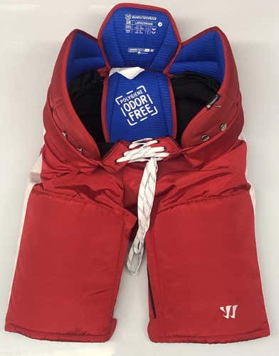 WARRIOR COVERT PRO CUSTOM HOCKEY PANTS BU TERRIERS PRO STOCK LARGE USED NCAA (6348)