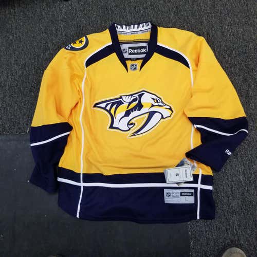 Yellow New Adult Men's Large Reebok Jersey
