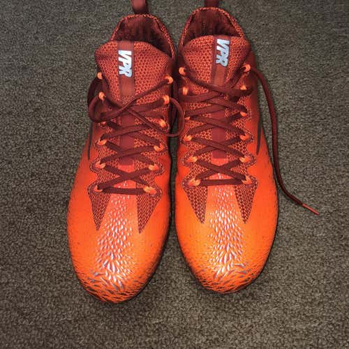 Orange Men's Cleats Low Cut Size 12