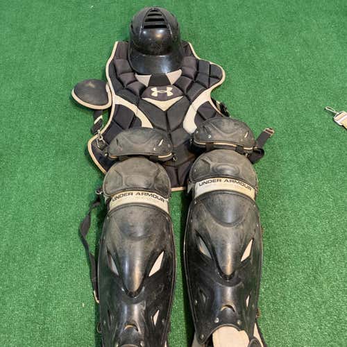 Used Under Armour Catcher's Set
