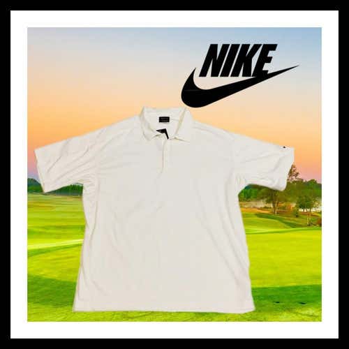 NEW Men’s Nike White Golf Polo