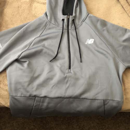 Gray AREA CODE Men's Large New Balance Cutoff Sweatshirt