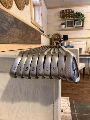 Used Ping Right Handed i3 Blade Stiff Flex Steel Shaft Iron Set