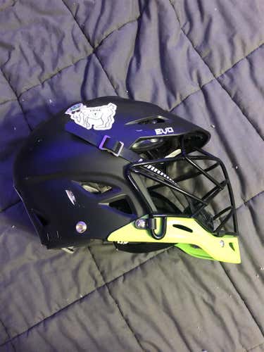 Black New Warrior Evo Helmet