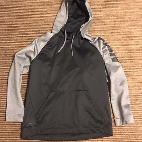Black And Gray Nike DriFit Hoodie (XL)