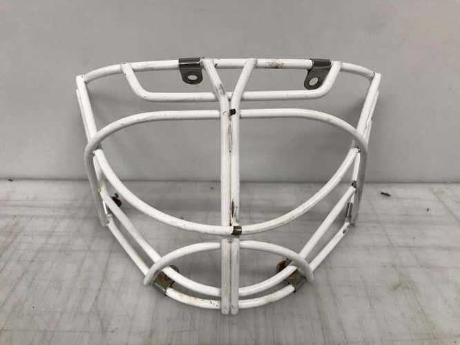 Used Bauer Profile Goalie Cage Pro Stock 961, 961, 950, 951 White 9477