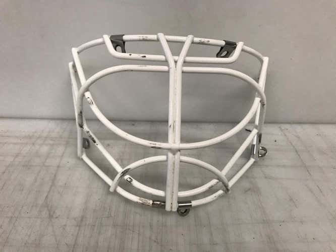 Used Bauer Profile Goalie Cage Pro Stock 961, 961, 950, 951 White 9478
