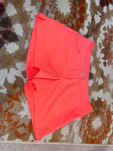 Orange Women's 8  Shorts