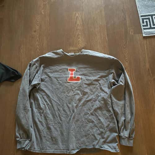 Lynchburg Lacrosse American Flag Long Sleeve T Shirt