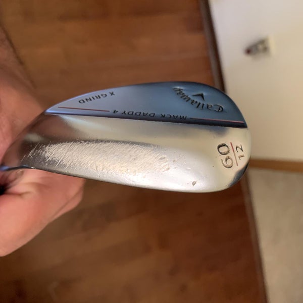 Used Right Handed Mack Daddy 4 Stiff Flex Steel Shaft Wedge