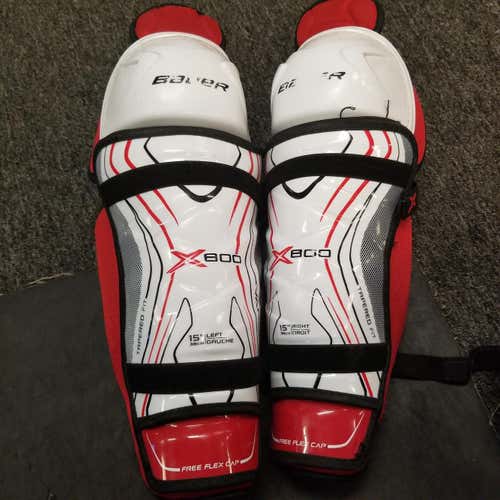 Used Senior Bauer Vapor X800 Shin Pads
