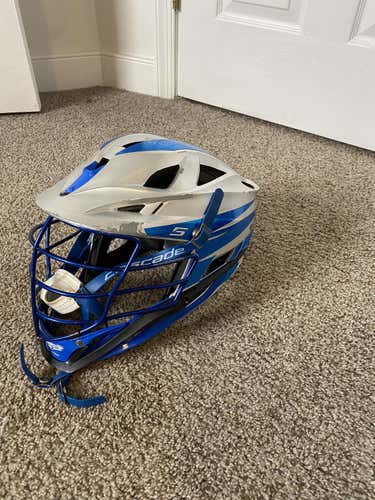Used IMG silver S helmet