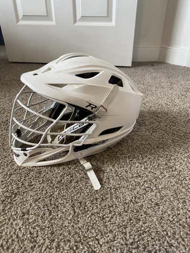 All White Used Cascade R Helmet