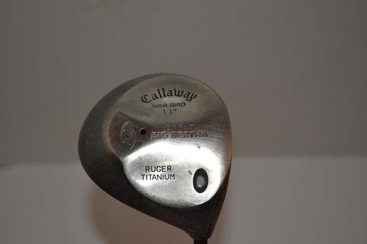 Used Right Handed Callaway Great Big Bertha Warbird 11 Deg  Driver  Graphite/Stiff Flex