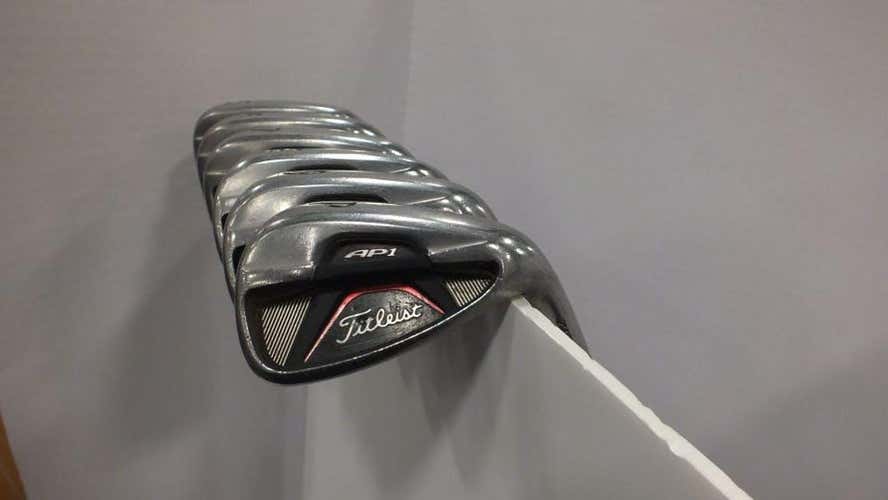 Used Titleist Ap1 712 5i-pw Steel Stiff Golf Iron Or Hybrid Sets