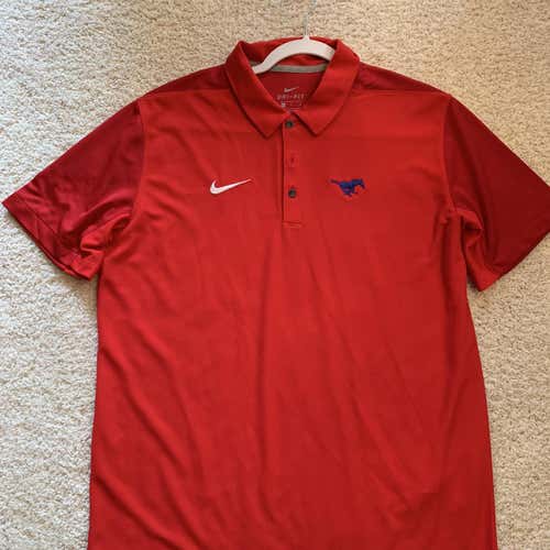 SMU Mustangs Nike Polo New Size Large