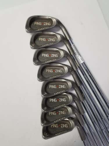 Used Ping Zing Brown Dot 3i-pw Steel Regular Golf Iron Or Hybrid Sets