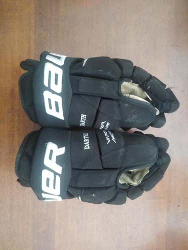 Jordie Benn Dallas Stars Black Used Senior Bauer Vapor APX2 Pro Gloves 14" Pro Stock