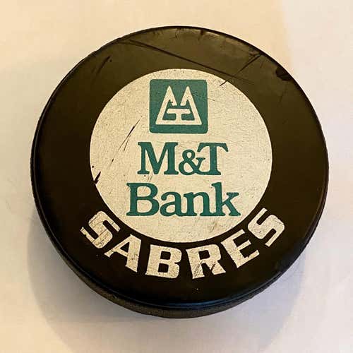 SABRES "M&T BANK" Logo Hockey Puck