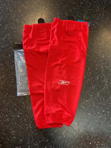 Red Senior Reebok Edge Socks