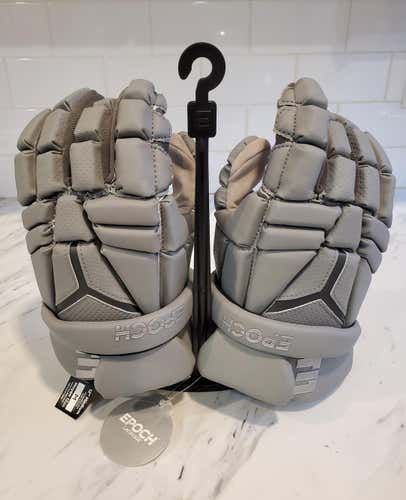 New Gray Epoch Integra Select Lacrosse Gloves 12"