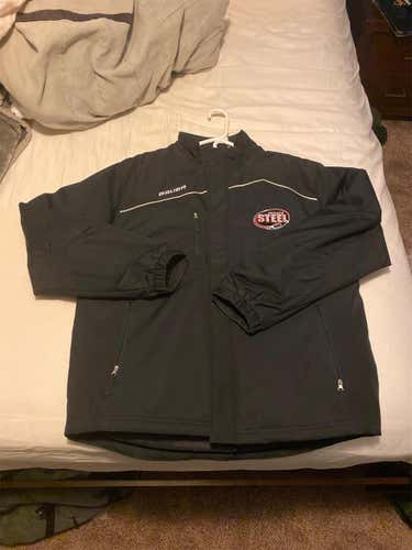 Black Men's Large Bauer Jacket
