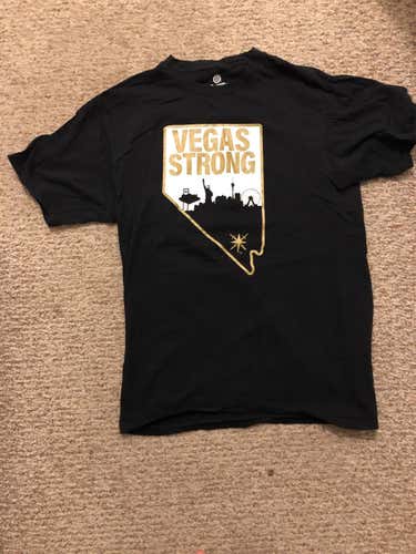 Black Vegas Golden Knights Vegas Strong Men's Medium  Shirts