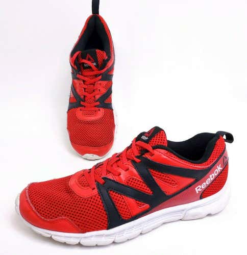 Reebok Run Supreme 2.0 Mens Size 9 Red Training Running Shoes Low Top Sneakers