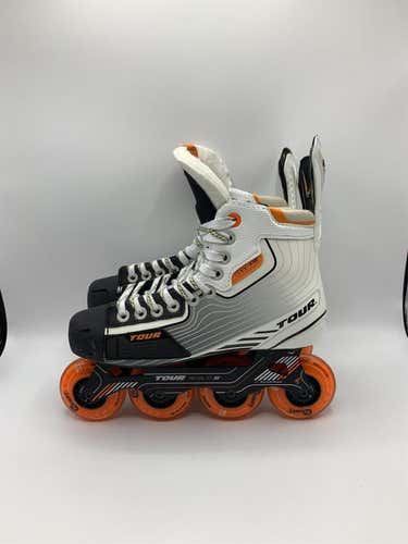 Tour Code 3.one White Inline Hockey Skates Size 8 Senior - New in box