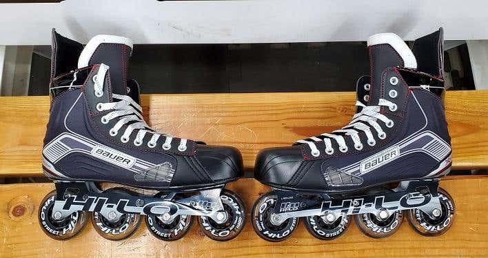 Used Bauer Vapor X300R Roller Hockey Inline Skates Sr. Size 10 R