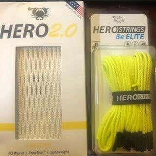 NEW ECD HERO 2.0 FACEOFF MESH w/ECD HERO STRINGS FOGO $$$ for Autism & COVID