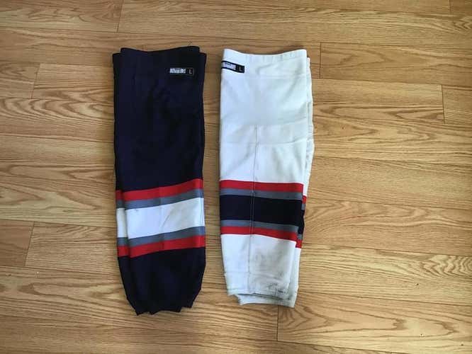 Used Senior Large Reebok Socks Pro Stock “both pairs”