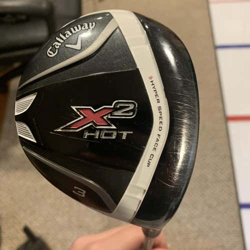 Used Right Handed X2 Hot Ladies Flex 3 Wood Fairway Wood