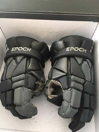 Black Used Goalie Epoch Integra 12" Lacrosse Gloves