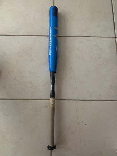 Blue Used High School/College 2017 DeMarini Composite CF9 Bat (-9) 24 oz 33"