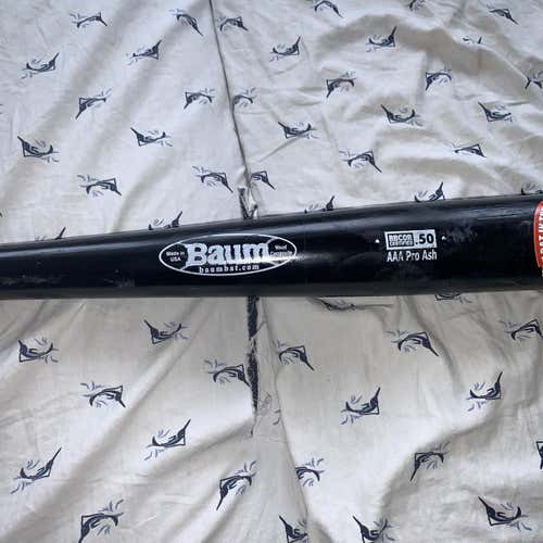 Used  Wood baum bat (-3) 29 oz 32" Bat