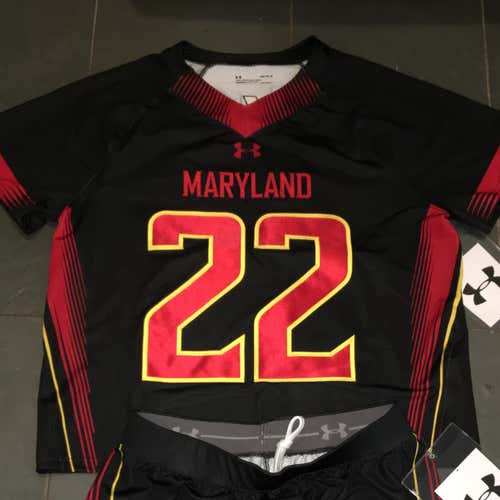 RARE 2020 New Under Armour MARYLAND TERPS #22 Lacrosse Game Jersey
