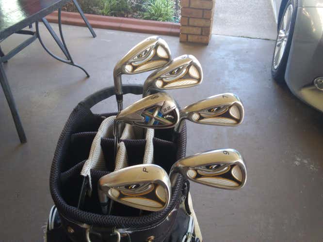 TaylorMade LH R7 Irons 5-PW Stiff T-step Steel Shaft